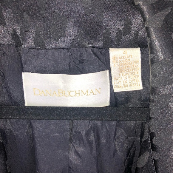 Dana Buchman Black Leopard Blazer - Picture 3 of 3